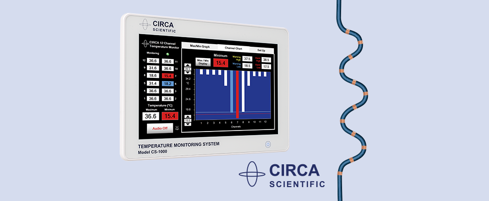 CS-1000 CIRCA Temperature Monitoring System (Touch Screen Display